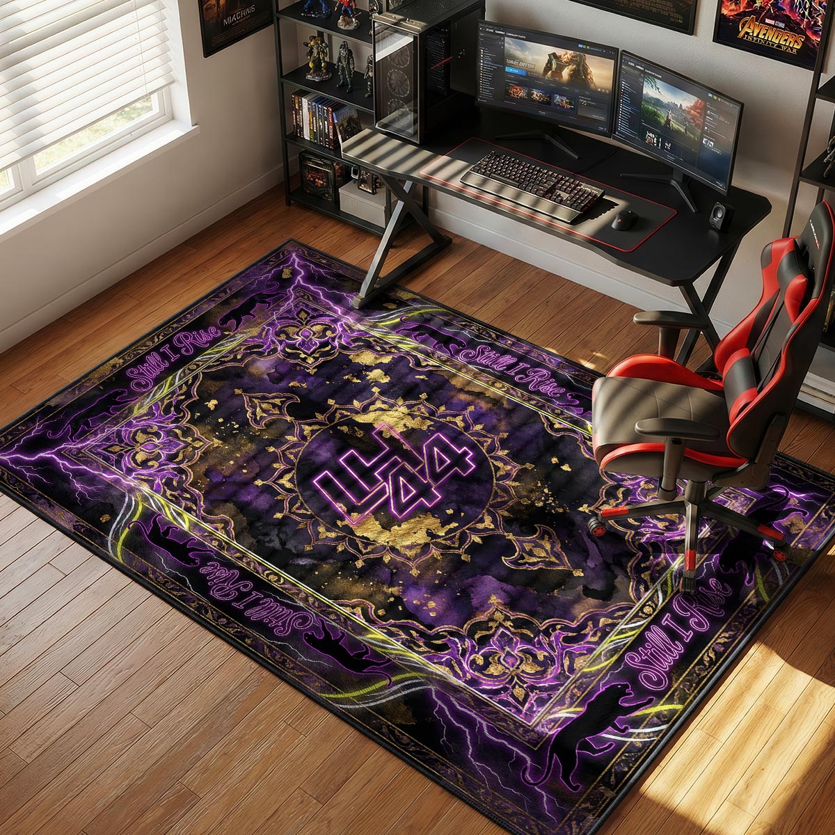 Lewis Hamilton LH44 F1 Floor rug — main product view