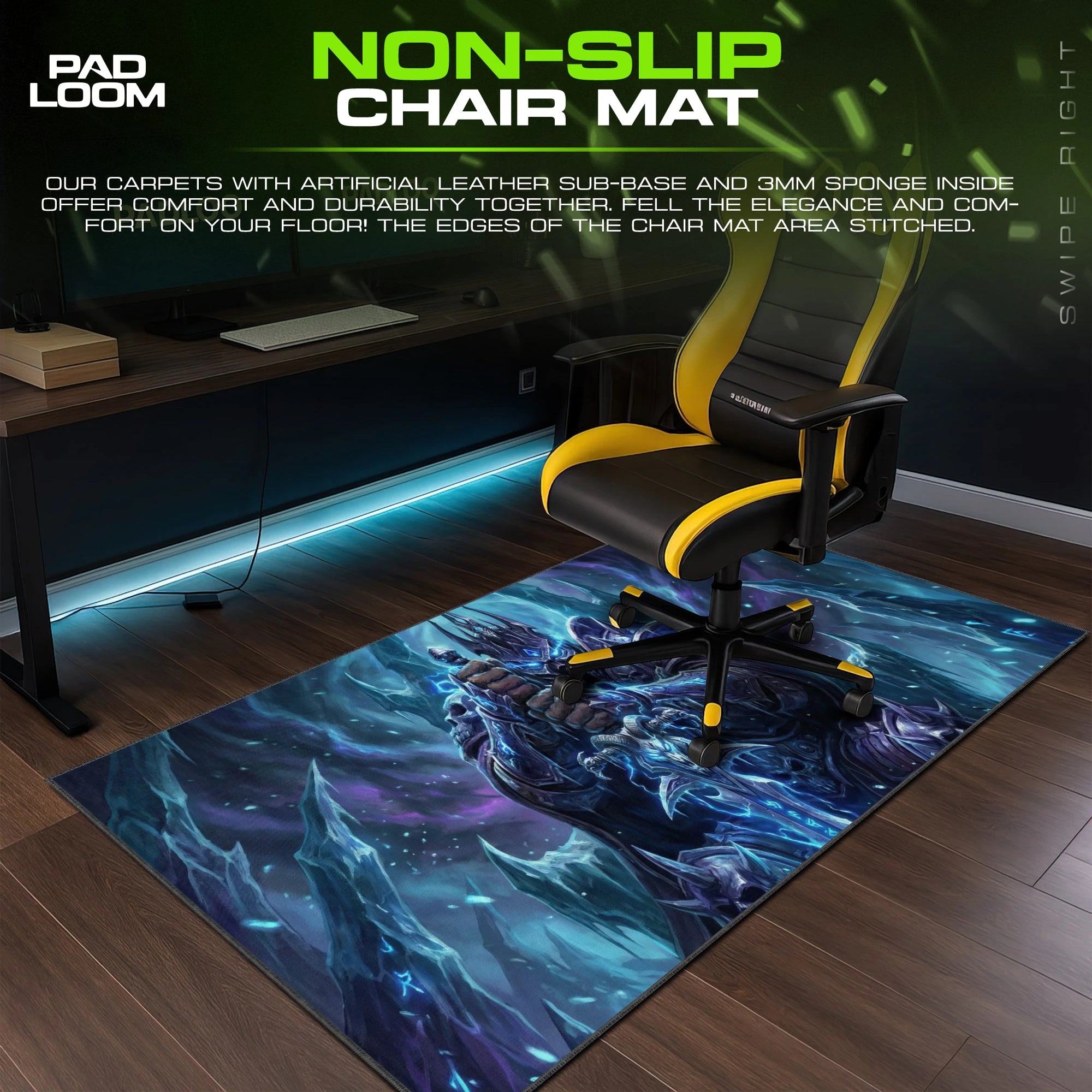 Lich King Frostmourne Mouse Pad - Warcraft Desk Mat