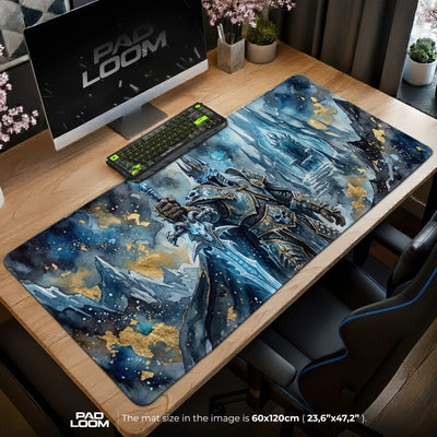 Lich King Frozen Vigil Mouse Pad - Warcraft Desk Mat