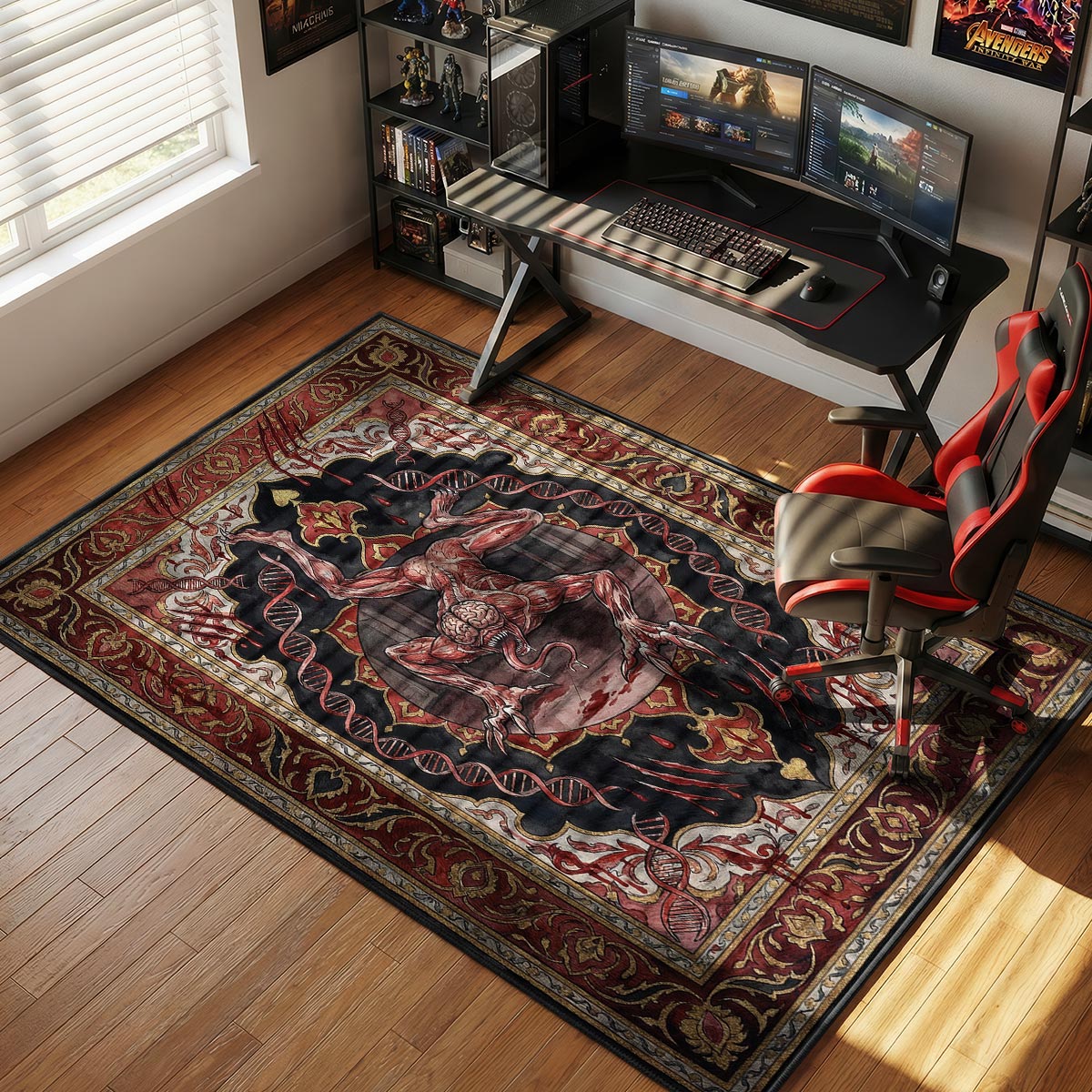 Wesker Mastermind Rug - Resident Evil Chair Mat