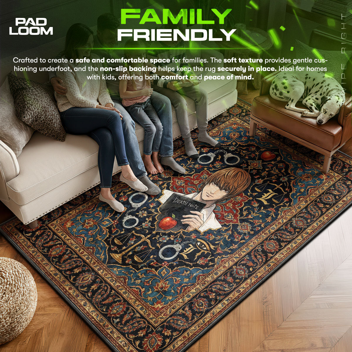 God of the New World Rug - Death Note Chair Mat