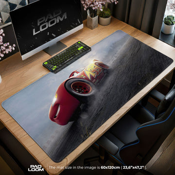 Lightning Racer Mouse Pad - Drift Power Gaming Desk Mat