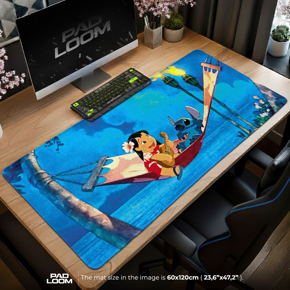 Lilo and Stitch Mouse Pad - Island Vibes Desk Mat Padloom