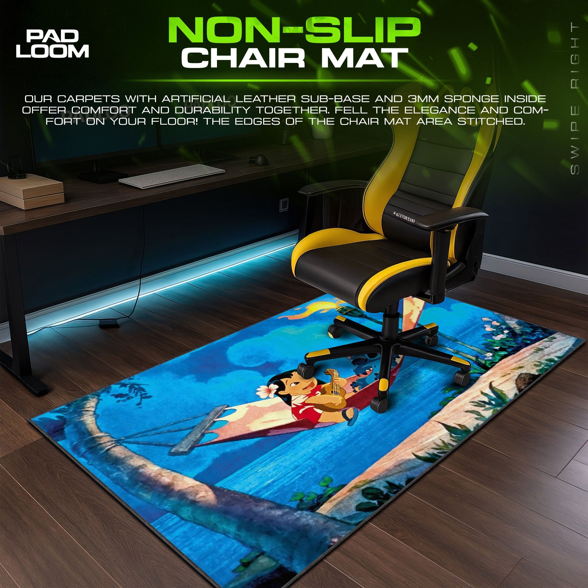 Lilo and Stitch Mouse Pad - Island Vibes Desk Mat Padloom