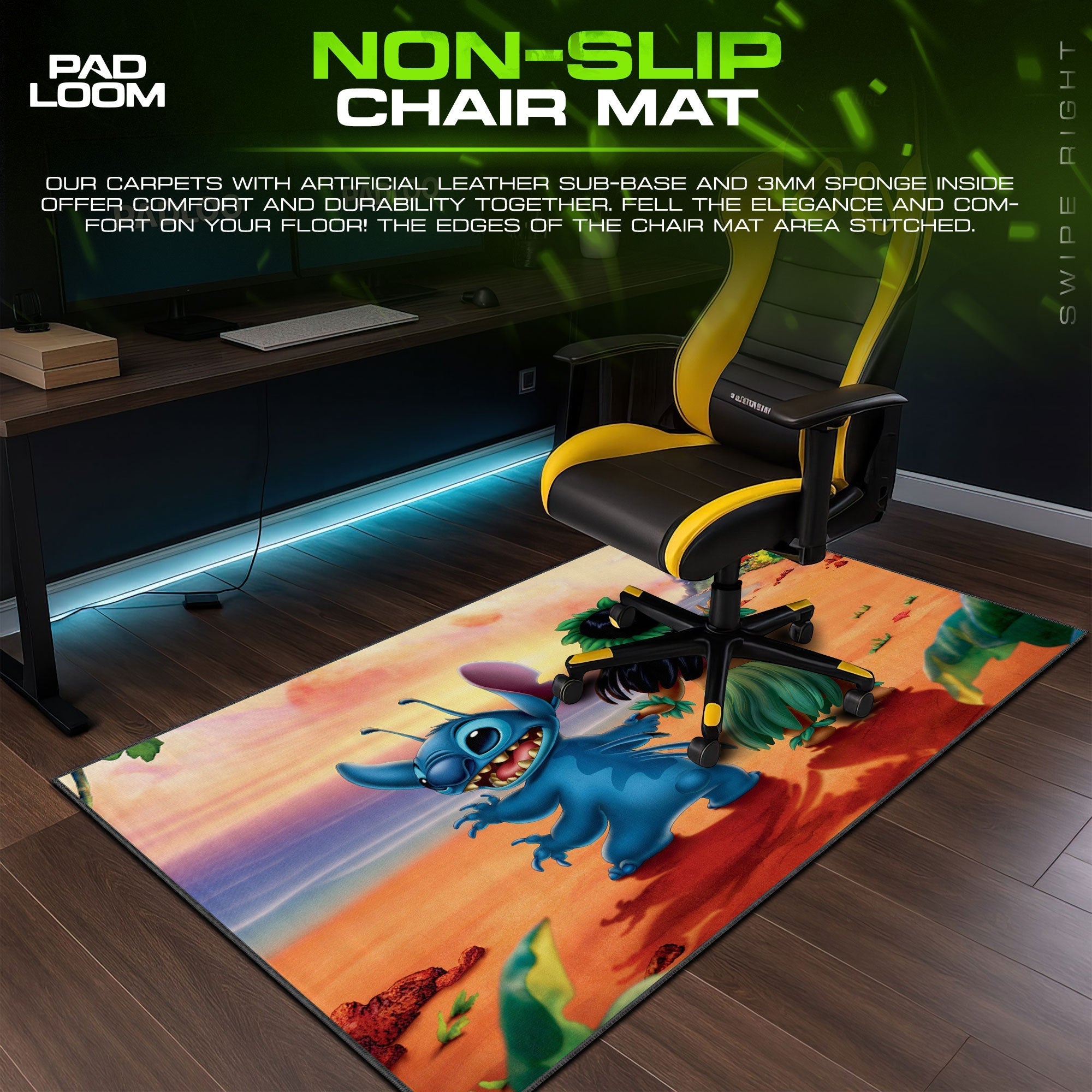 Lord of the Rings Mouse Pad - Elven Haven Gaming Desk Mat Padloom