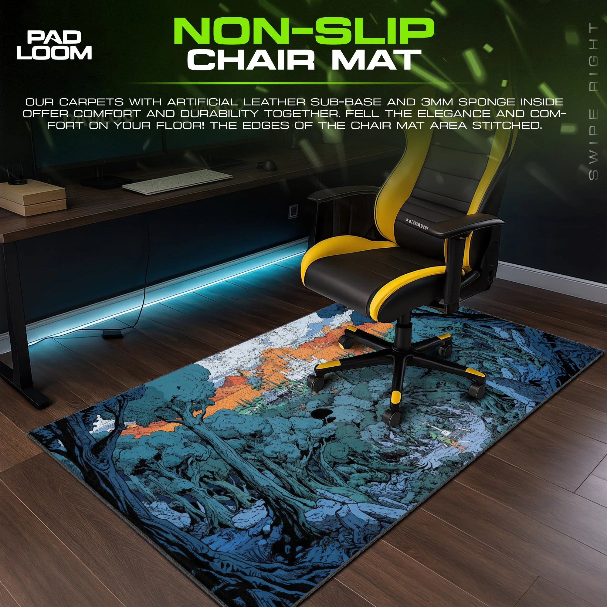 Link Hyrule Vista Mouse Pad - Zelda Desk Mat