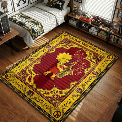 Lisa Smart Girl Sax Rug - The Simpsons Room Mat