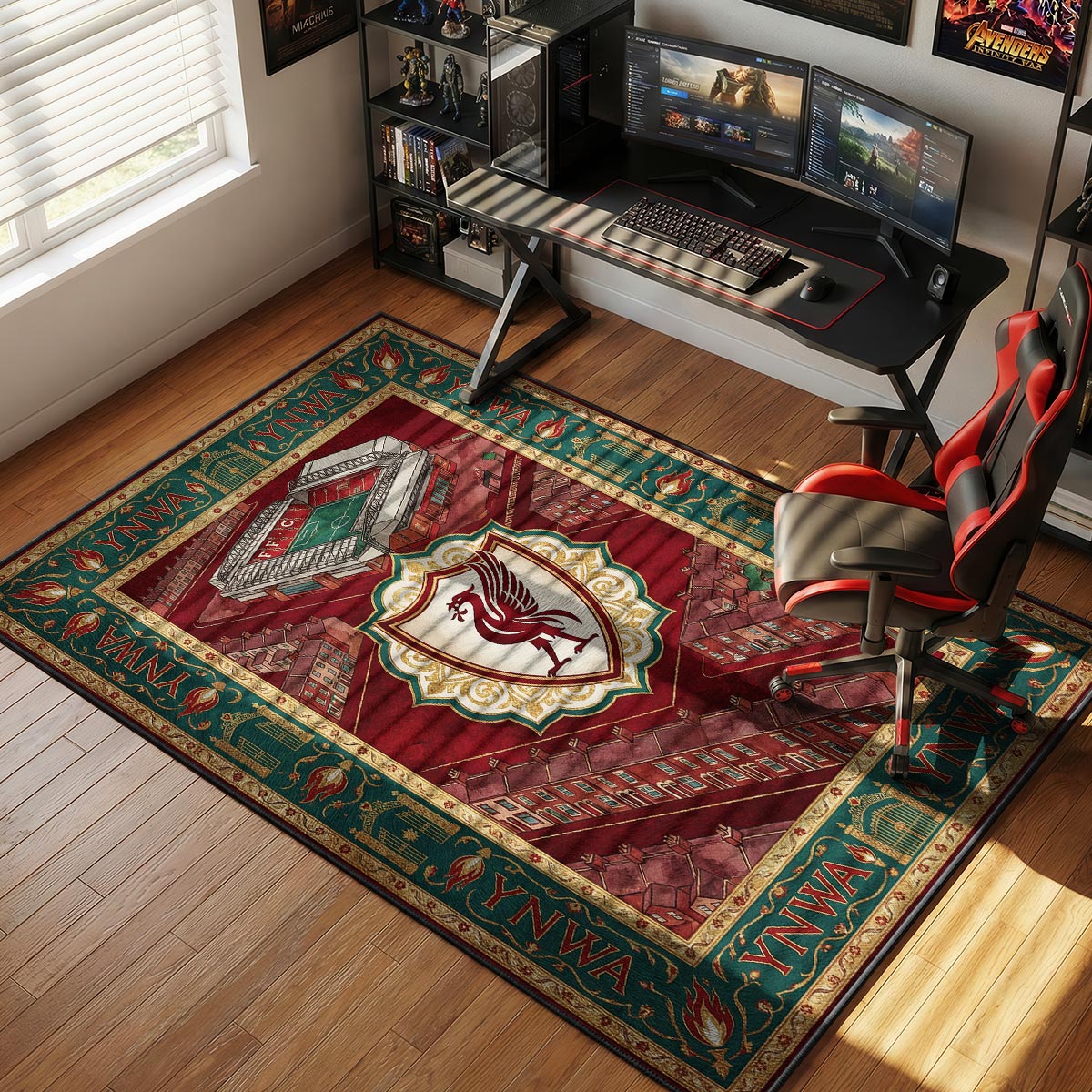 Liverpool FC Anfield Soccer Floor rug — main product view