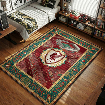 Liverpool FC Anfield Rug - Soccer Floor Mat