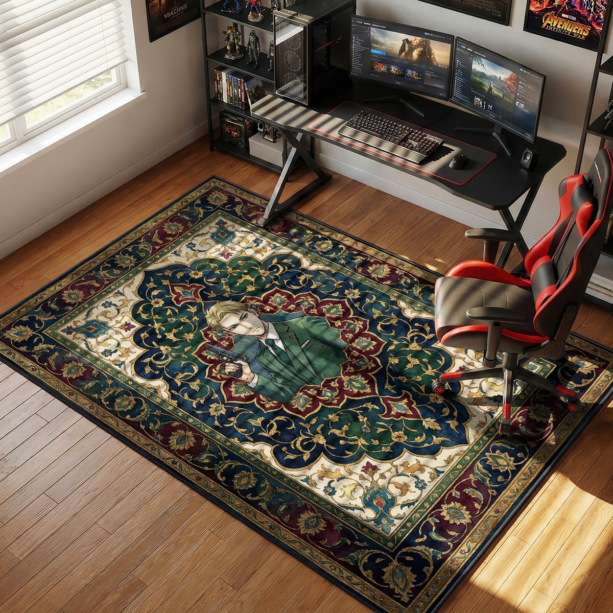 Loid Forger Twilight Spy Rug - Spy x Family Chair Mat
