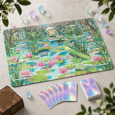 Lombre Pond Playmat - Pokemon TCG Mat