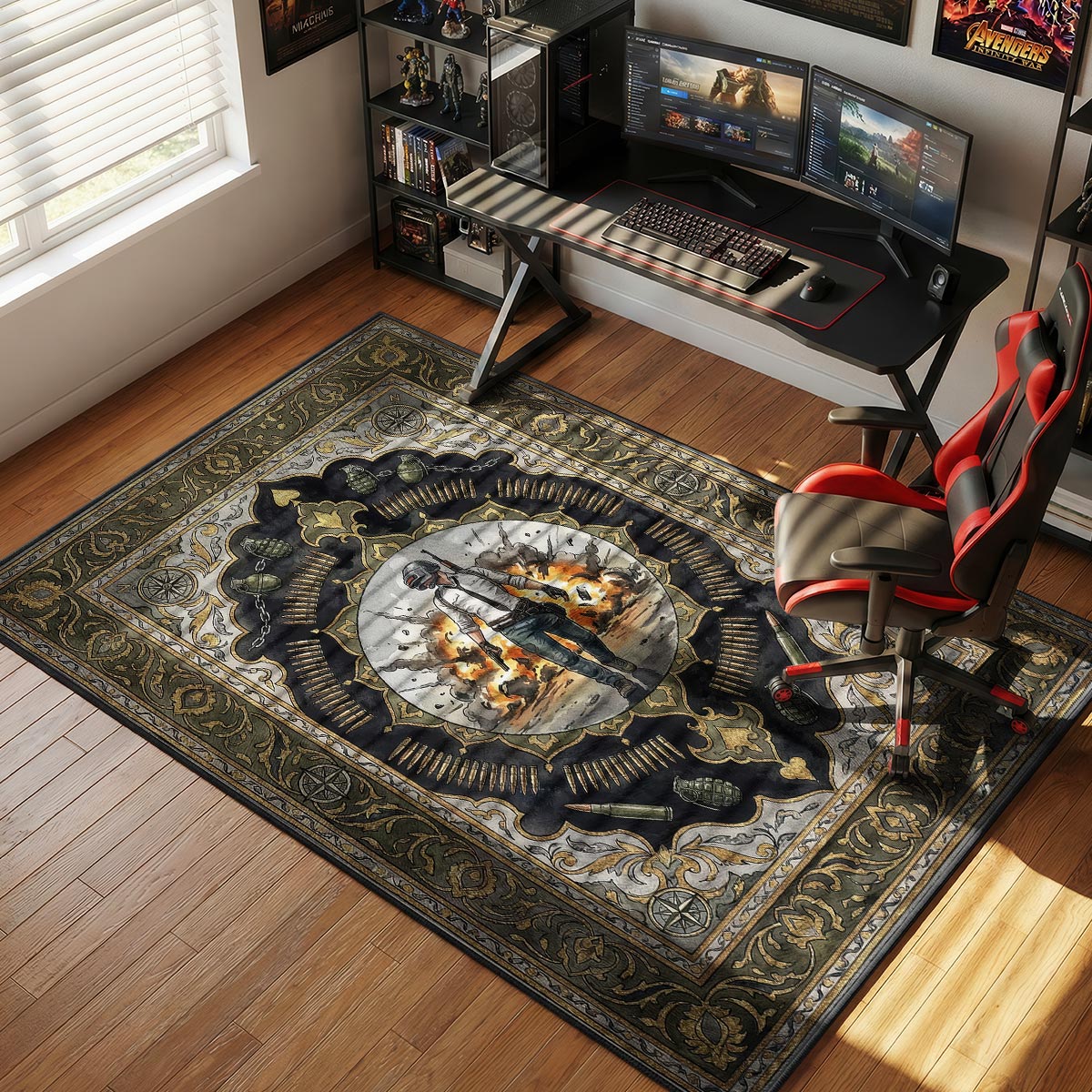 Lone Survivor Victory Rug - PUBG Chair Mat