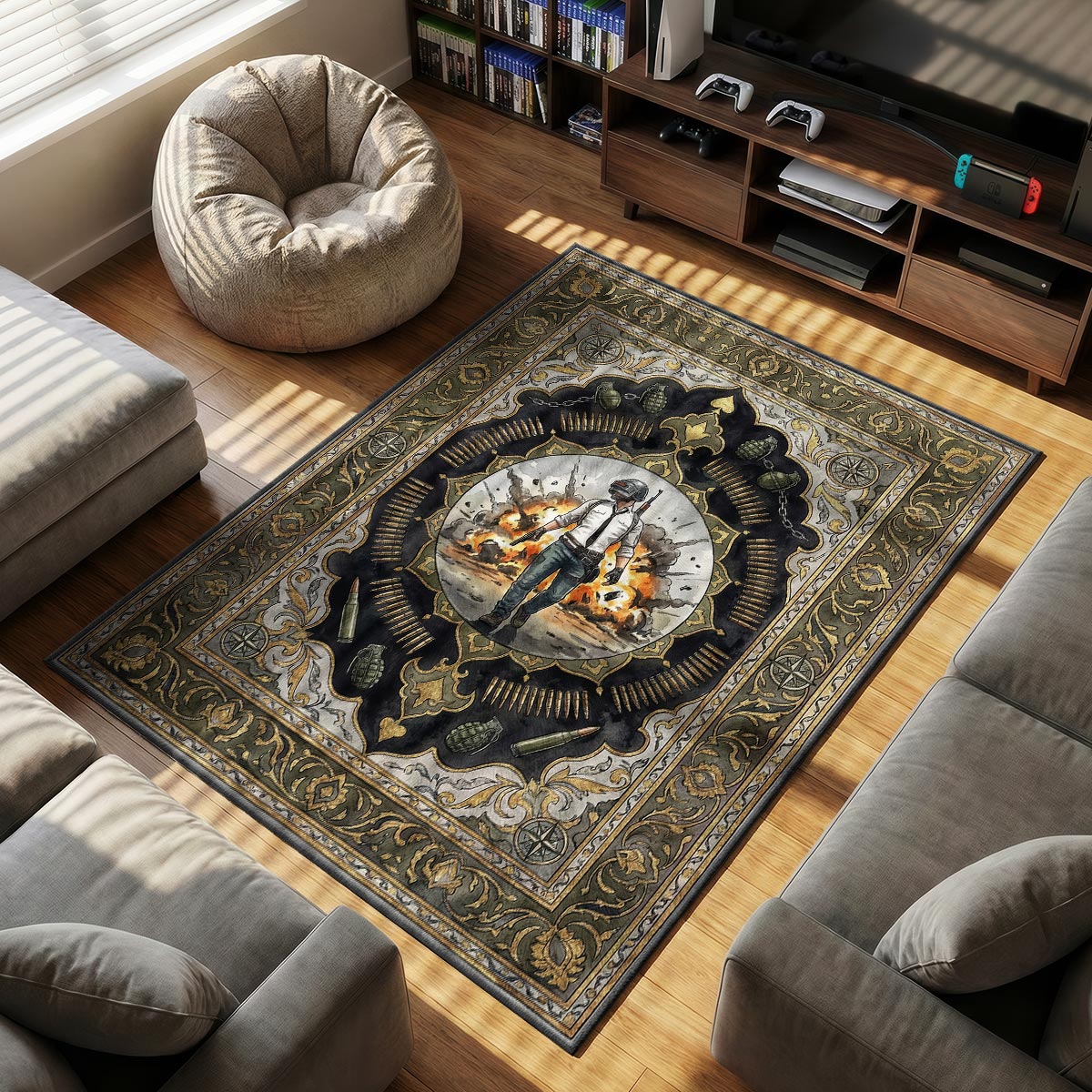 Lone Survivor Victory Rug - PUBG Chair Mat