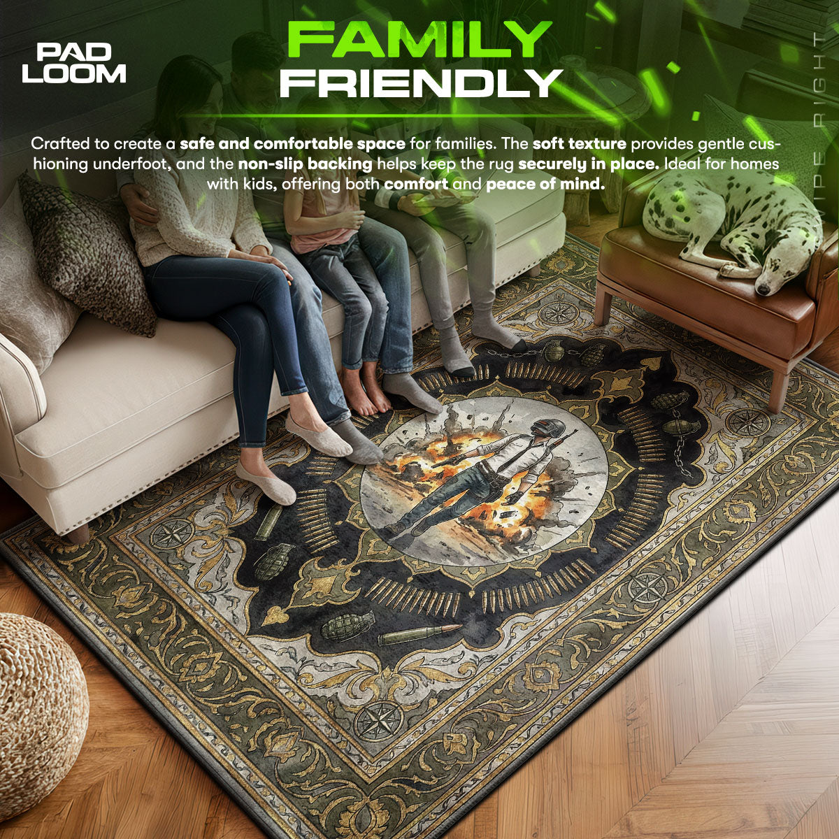 Lone Survivor Victory Rug - PUBG Chair Mat