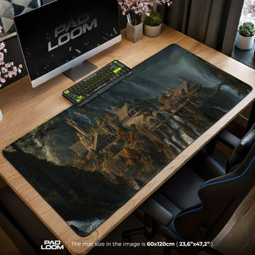 Lord of the Rings Mouse Pad - Elven Haven Gaming Desk Mat