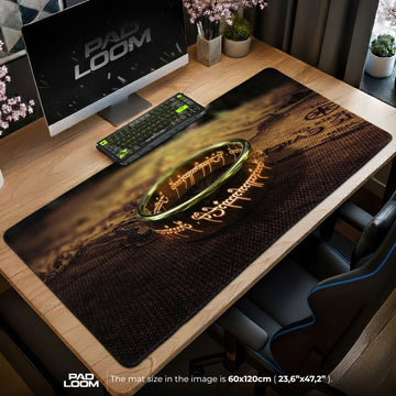 Lord of the Rings Mouse Pad - One Ring Map Gaming Desk Mat Padloom