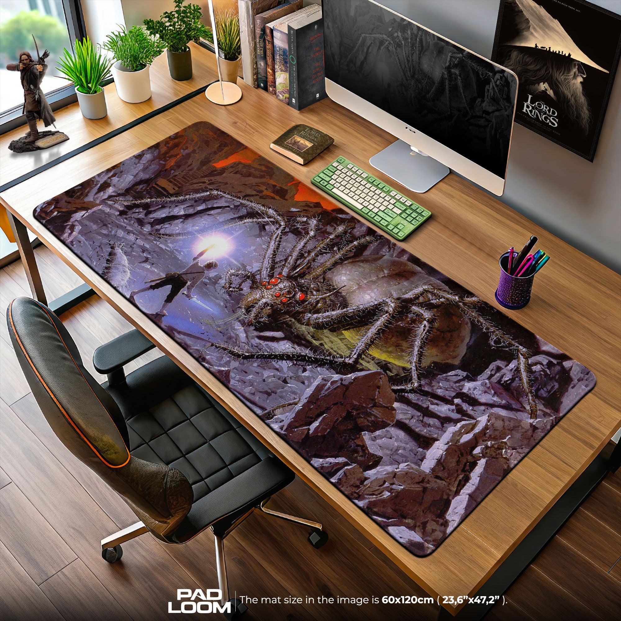 Lord of the Rings Mouse Pad, Shelob’s Lair Gaming Desk Mat