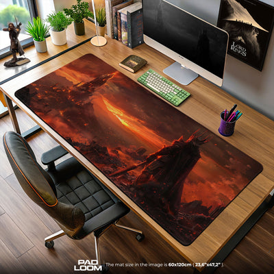 Lord of the Rings Sauron’s Dark Tower Mouse Pad, Fantasy Gamer Desk Mat