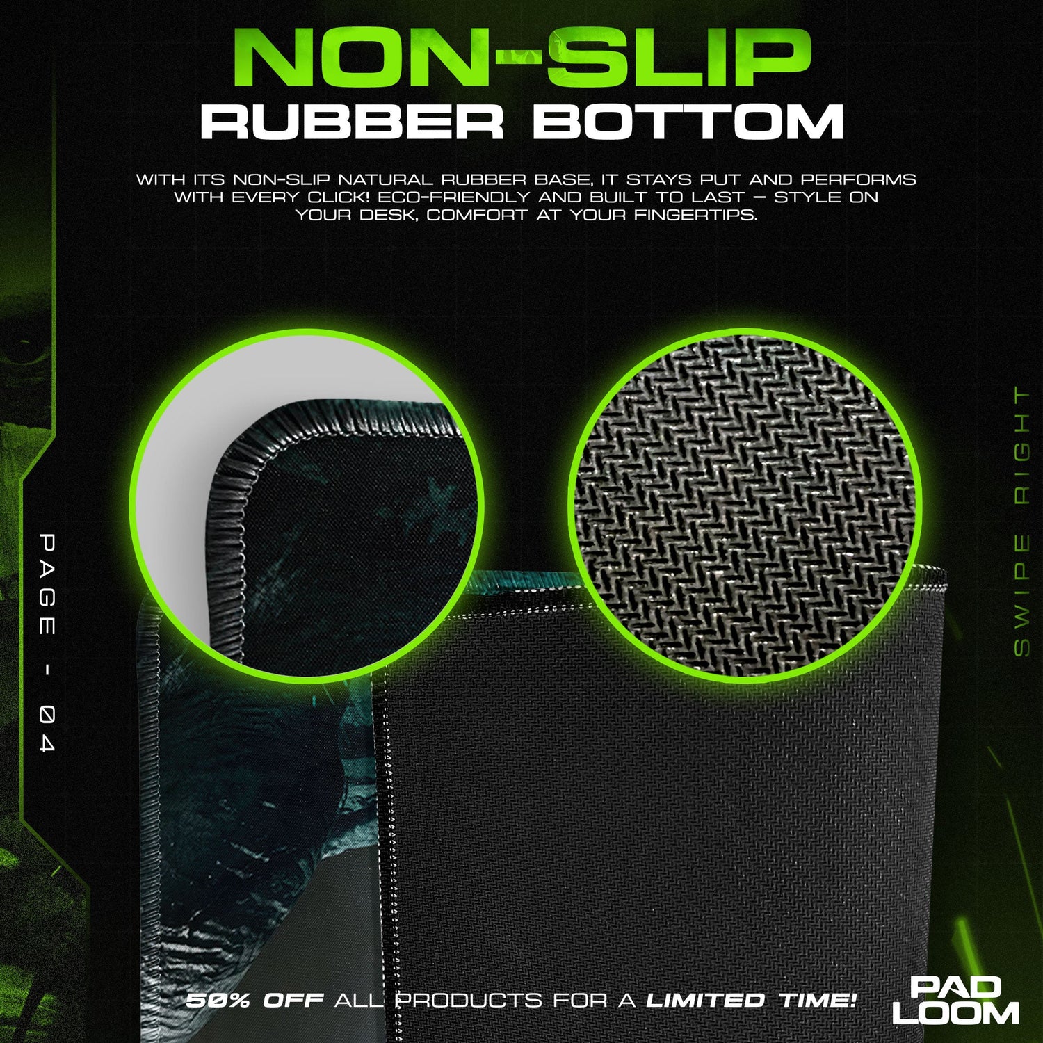 Lords of the Fallen Mouse Pad, Dark Ruins Gamer Desk Mat Padloom