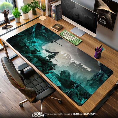 Lords of the Fallen Mouse Pad, Dark Ruins Gamer Desk Mat