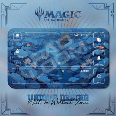 Lotus Crane Playmat - MTG Magic Mat