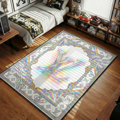 Louis Vuitton Holographic Rug - Hype Floor Mat