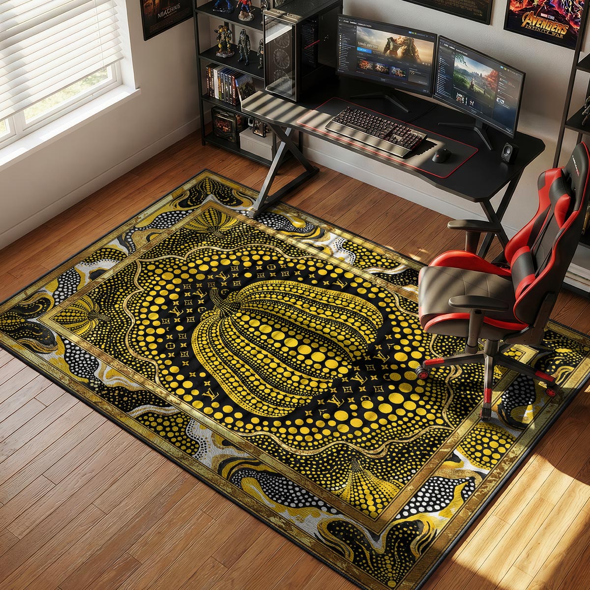 Louis Vuitton Kusama Hypebeast Floor rug — main product view
