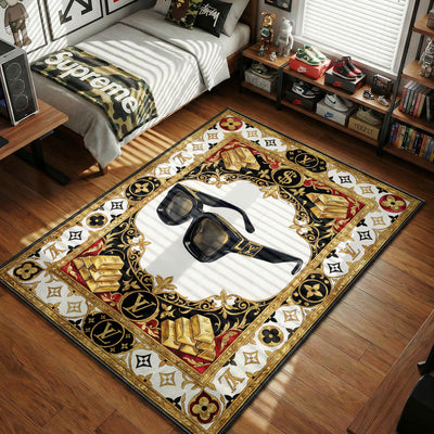 Louis Vuitton Millionaire Sunglasses Rug - Luxury Bootleg Floor Mat