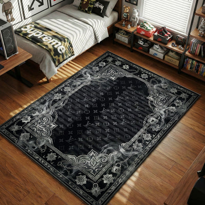 Louis Vuitton Smoke Chain Rug - Hypebeast Floor Mat