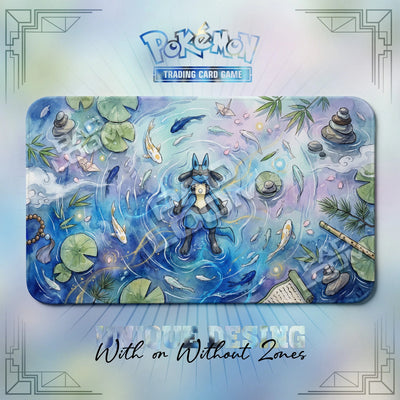 Lucario Pond Spielmatte - Pokémon TCG-Matte
