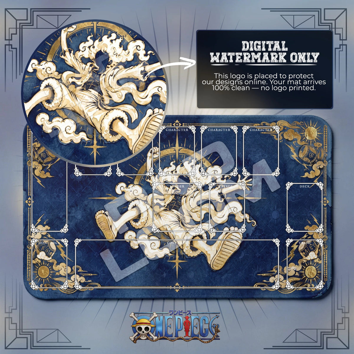 Luffy Gear 5 Emblem Playmat - One Piece