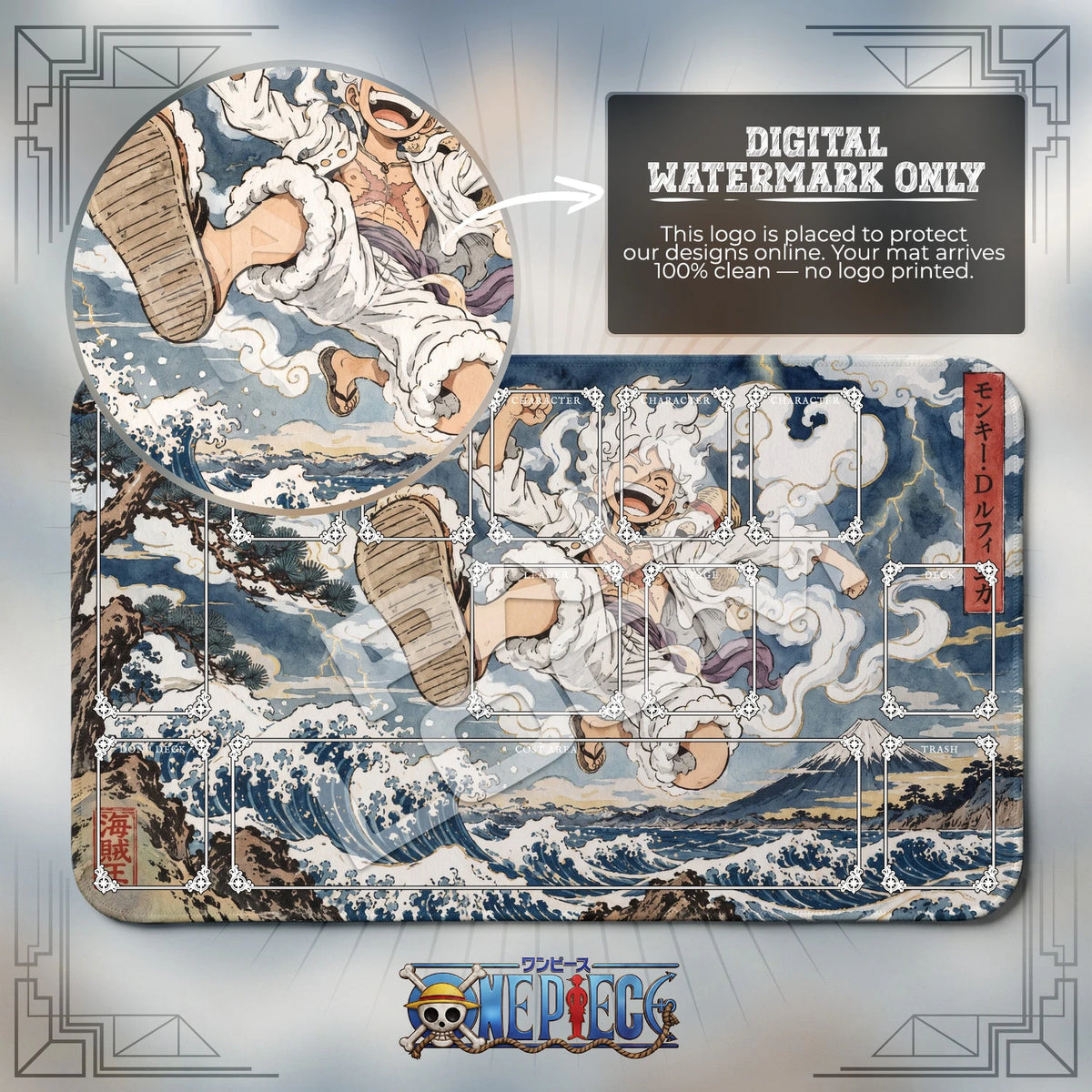 Luffy Gear 5 Playmat - One Piece TCG Mat