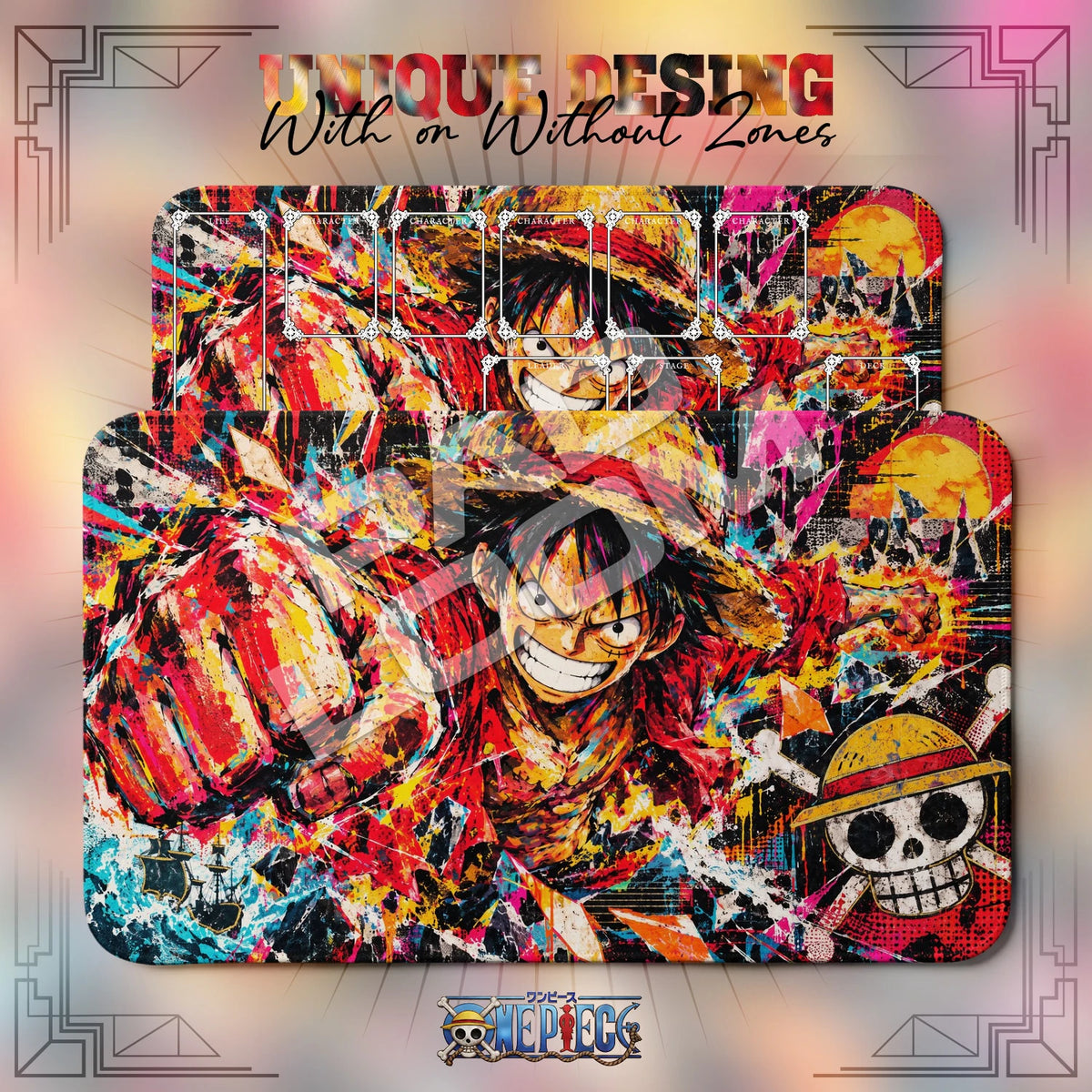 Luffy Splash Playmat - One Piece TCG Mat