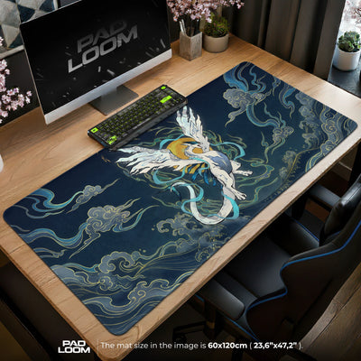 Lugia Goldene Wolke Mauspad - Pokémon Schreibtischunterlage
