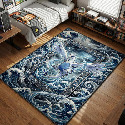 Lugia Guardian Storm Rug - Pokemon Chair Mat