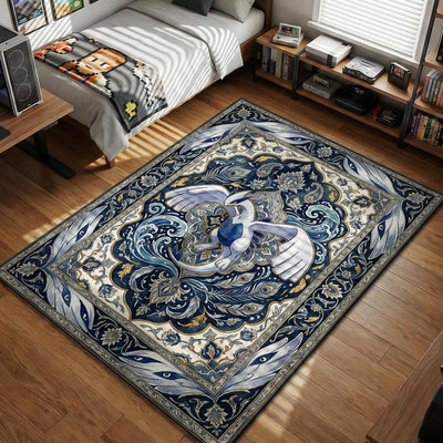 Lugia Silver Ocean Rug - Pokemon Chair Mat