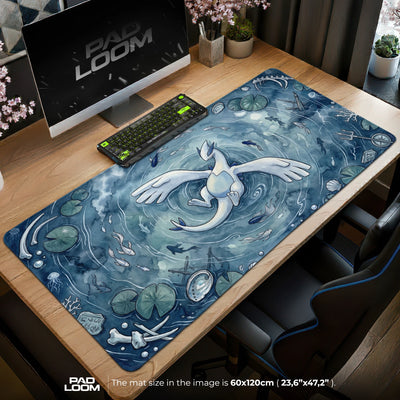 Lugia Sturmteich Mauspad - Pokémon Schreibtischunterlage