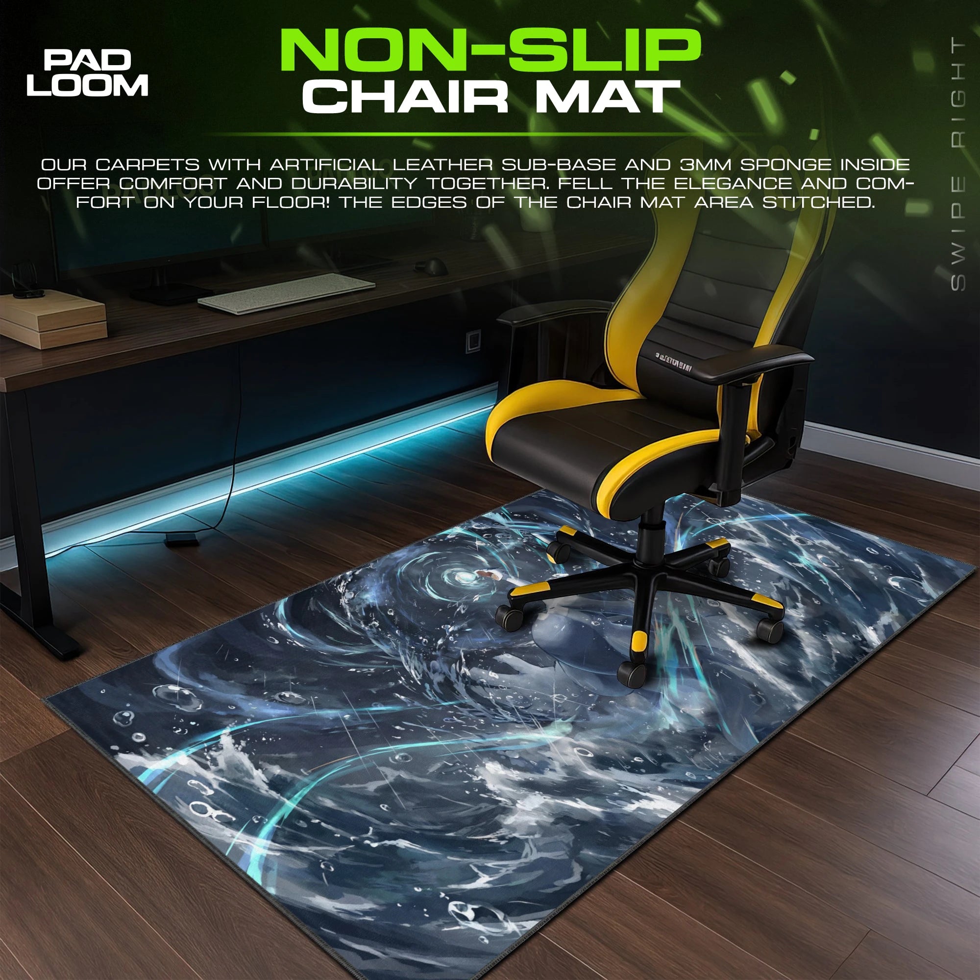 Lugia Tidal Vortex Mouse Pad - Pokemon Desk Mat