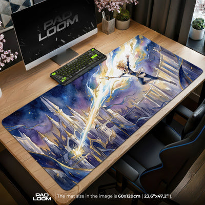 Lux Radiant Leap Mouse Pad - League of Legends Mat