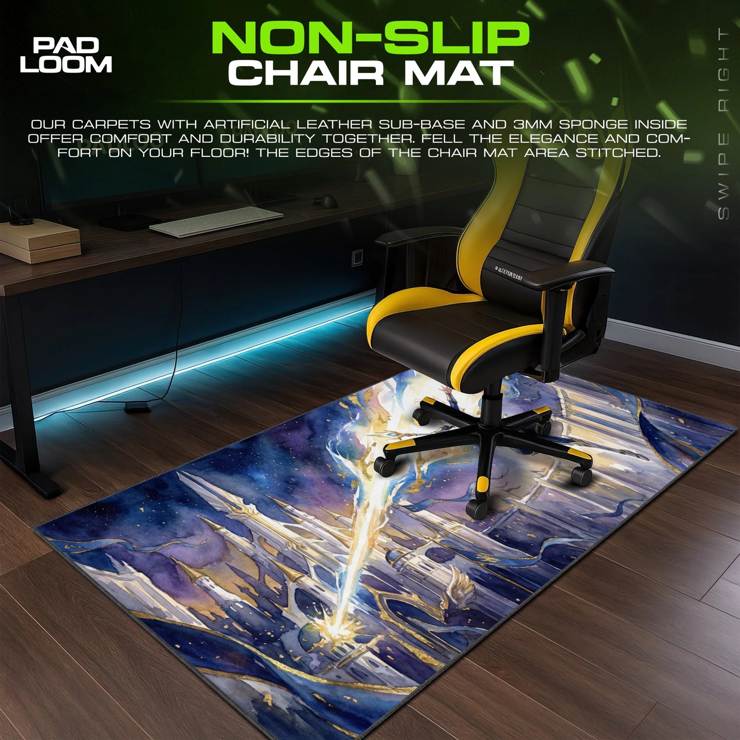 Lux Radiant Leap Mouse Pad - League of Legends Mat