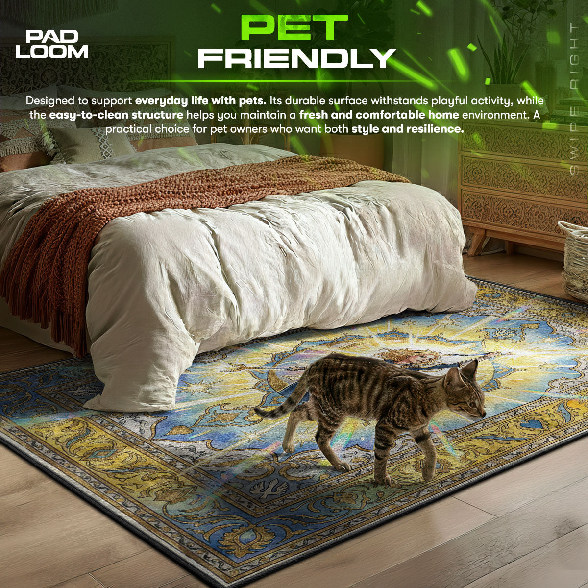 Lux Radiant Light Rug - League of Legends Chair Mat