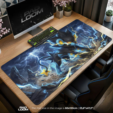 Luxray Storm Prowl Mouse Pad - Pokémon Desk Mat