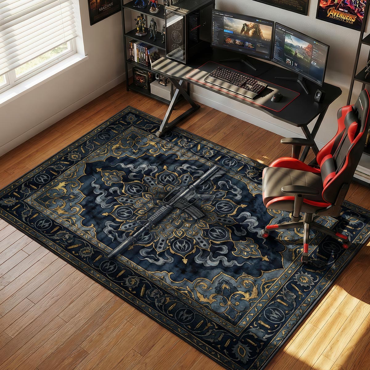 M4A1-S Silent Echo Rug - CS2 Chair Mat