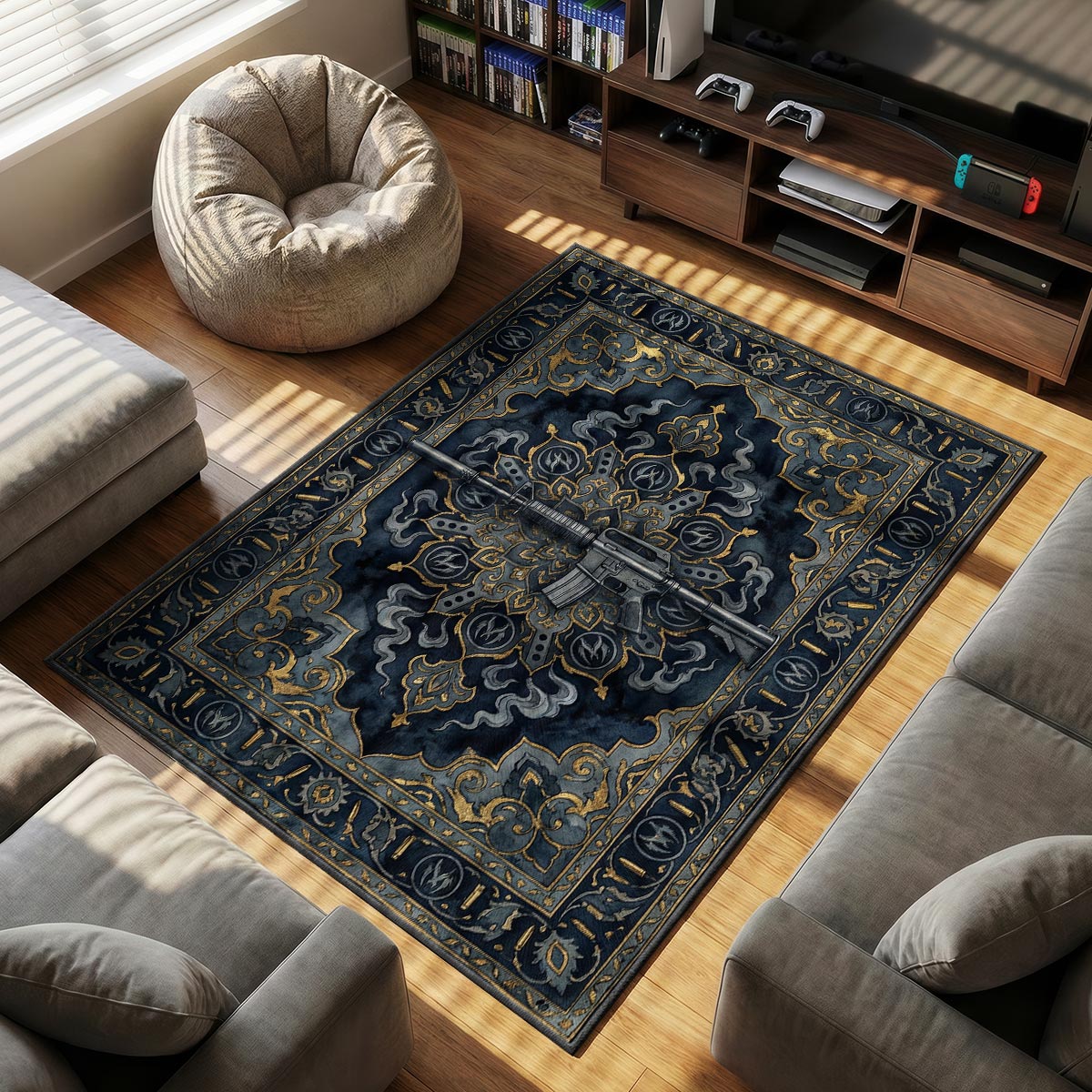 M4A1-S Silent Echo Rug - CS2 Chair Mat