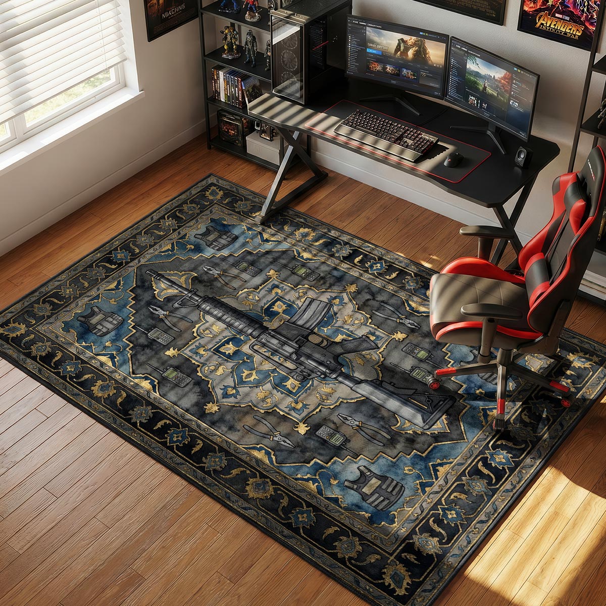 M4A4 Defuse Kit Rug - CS2 Chair Mat