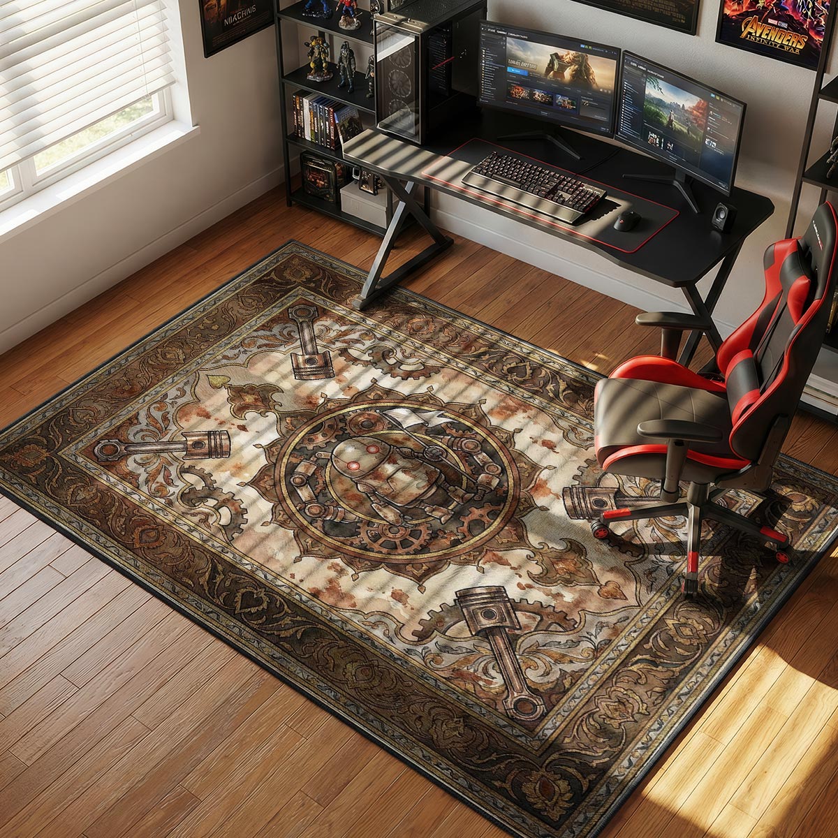 Machine Lifeform Peace Rug - Nier Automata Chair Mat