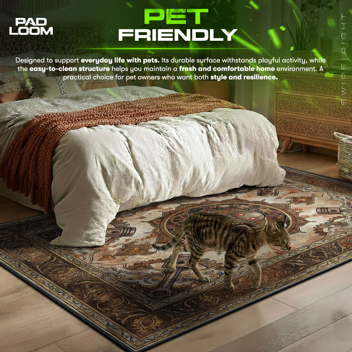 Machine Lifeform Peace Rug - Nier Automata Chair Mat