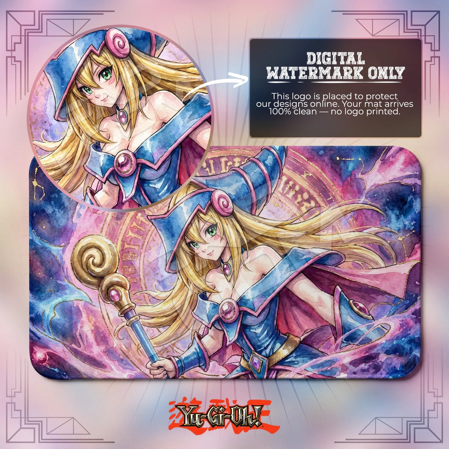 Magician Girl Bloom Playmat - Yugioh TCG Mat