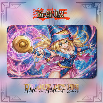 Magician Girl Shining Playmat – Yugioh TCG duel mat, 24 x 14 in
