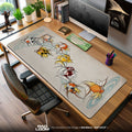 Magikarp Koi Circle Mouse Pad, Pokémon Gaming Desk Mat Padloom